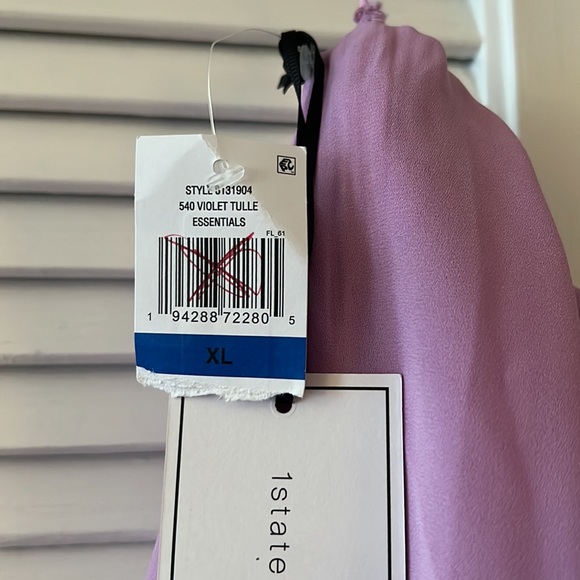 1. State NWT Lavender Chiffon Strapless Maxi Dress 💜 - Picture 4 of 4